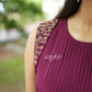 Beet-Red Pleated Kurta
