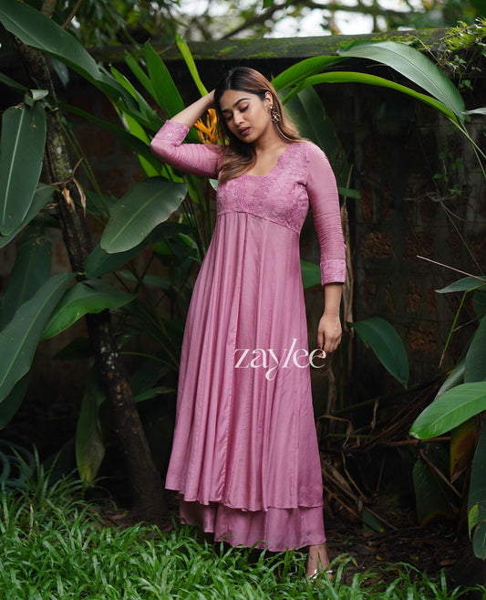 Blush Pink Anarkali & Pants