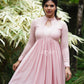 Pale Pink Gathered Kurta