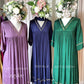 Gathered Kurta with Scalloped Neckline