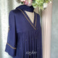 Gathered Kurta with Scalloped Neckline