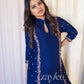 Midnight Blue Anarkali & Pants