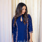 Midnight Blue Anarkali & Pants