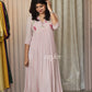 Soft Pink Gathered Kurta