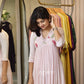 Soft Pink Gathered Kurta