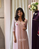 Soft Pink Gathered Kurta