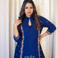 Midnight Blue Anarkali & Pants