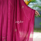 Magenta Zari Work Kurta