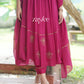 Magenta Zari Work Kurta