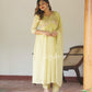 Glistening Yellow Gathered Anarkali