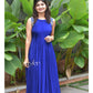 Cobalt Blue Pleated Kurta