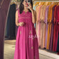 Mulberry Pink Gathered Kurta