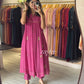 Mulberry Pink Gathered Kurta