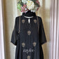 Black Zari Embellished Kurta