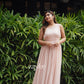 Rosegold Pleated Gown