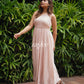 Rosegold Pleated Gown