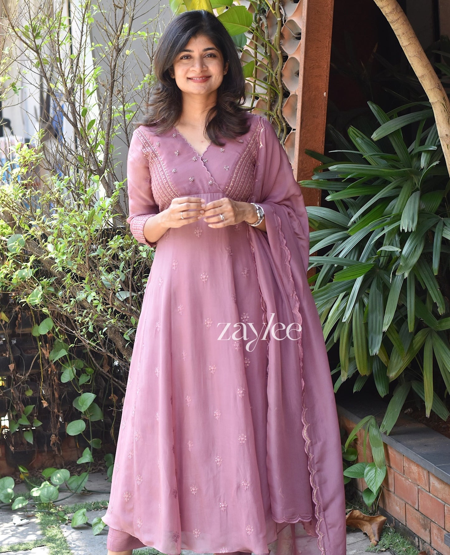 Dusty Rose Mauve Kurta