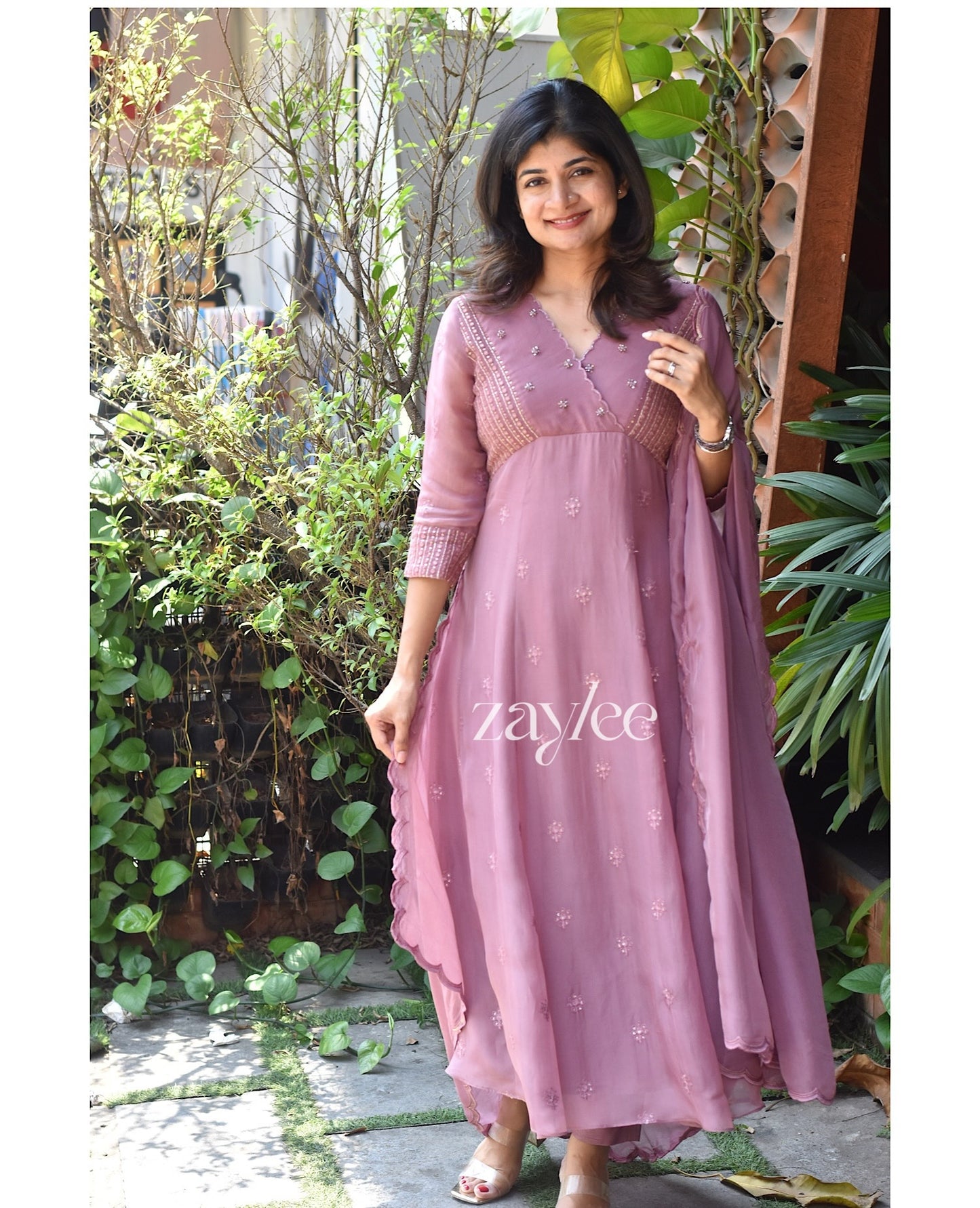 Dusty Rose Mauve Kurta