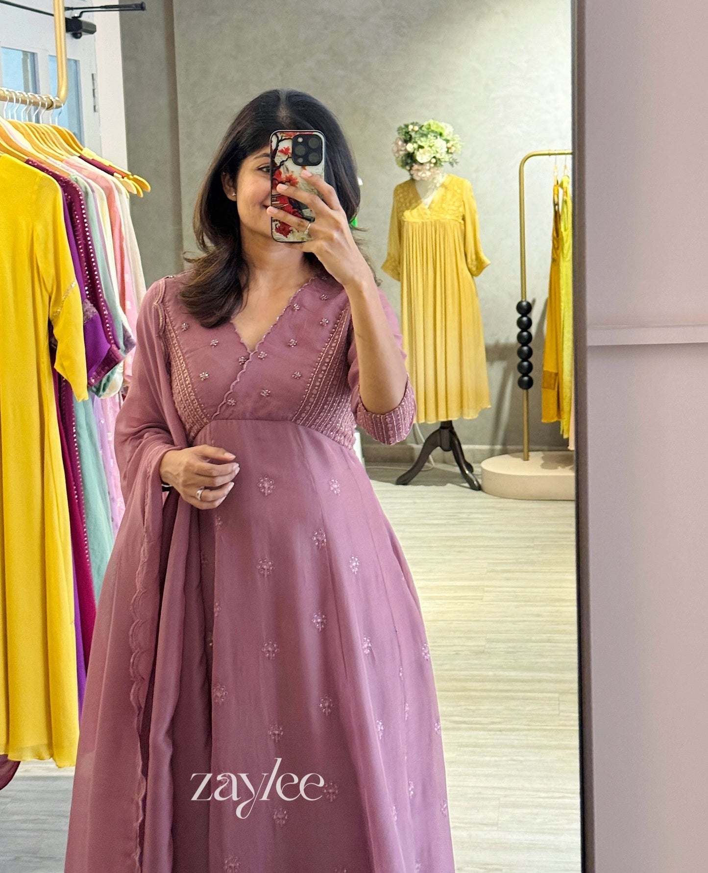 Dusty Rose Mauve Kurta