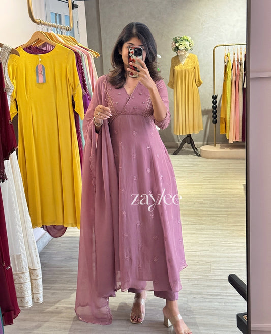 Dusty Rose Mauve Kurta