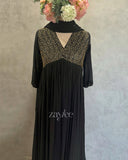 Black Zari Work Kurta