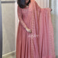 Brick Rose Anarkali
