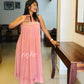 Dusty Pink Organza Kurta