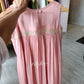 Dusty Pink Organza Kurta