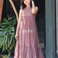 Cinnamon Organza Dress