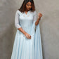 Sky Blue Panel Anarkali