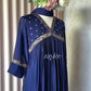 Blue Kurta With Brocade Border