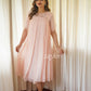 Powder Pink Midi Dress