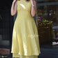 Buttercup Yellow Organza Dress