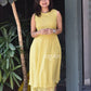 Buttercup Yellow Organza Dress