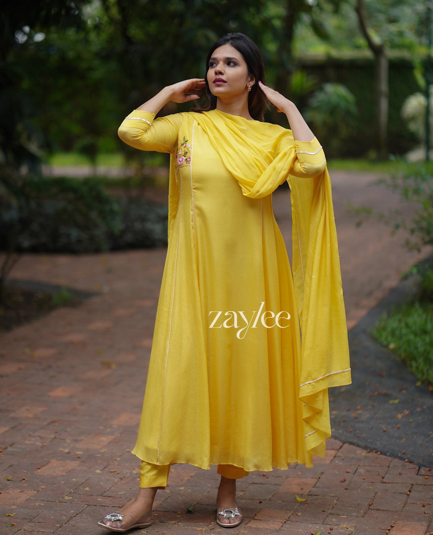 Lemon Lush Embroidered Kurta