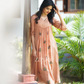 Soft Brown Embroidered Kurta